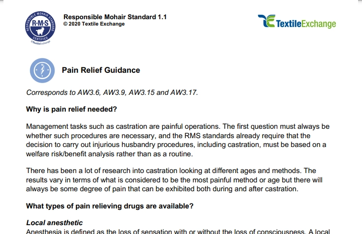 RAF-214b RMS Pain Relief Guidance
