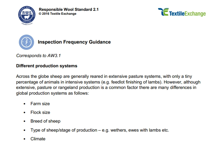 RAF-213a RWS Inspection Frequency Guidance