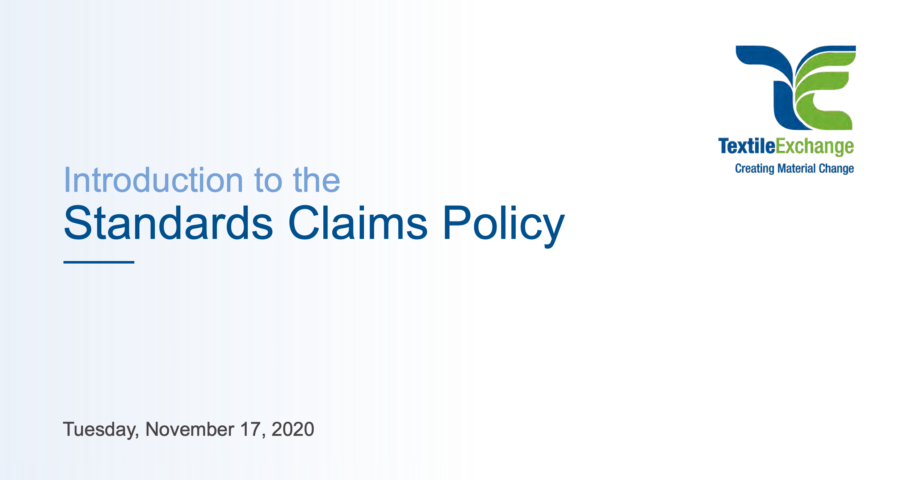 Standards Claims Policy