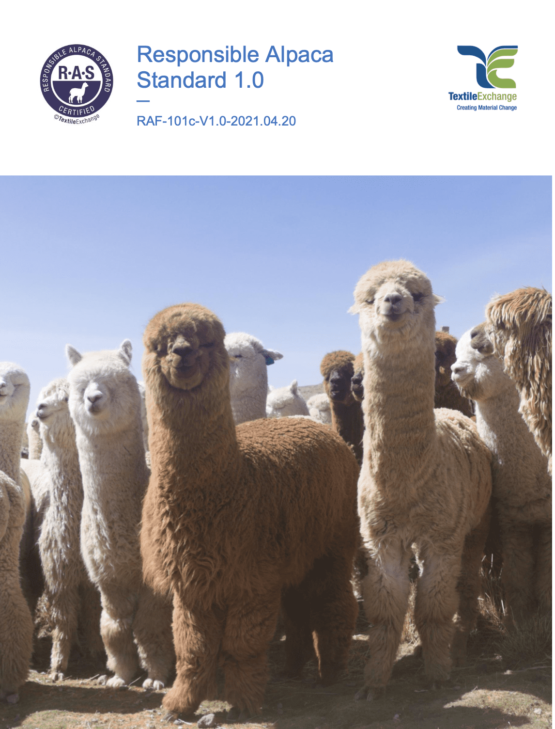 RAF-101c Responsible Alpaca Standard (RAS)