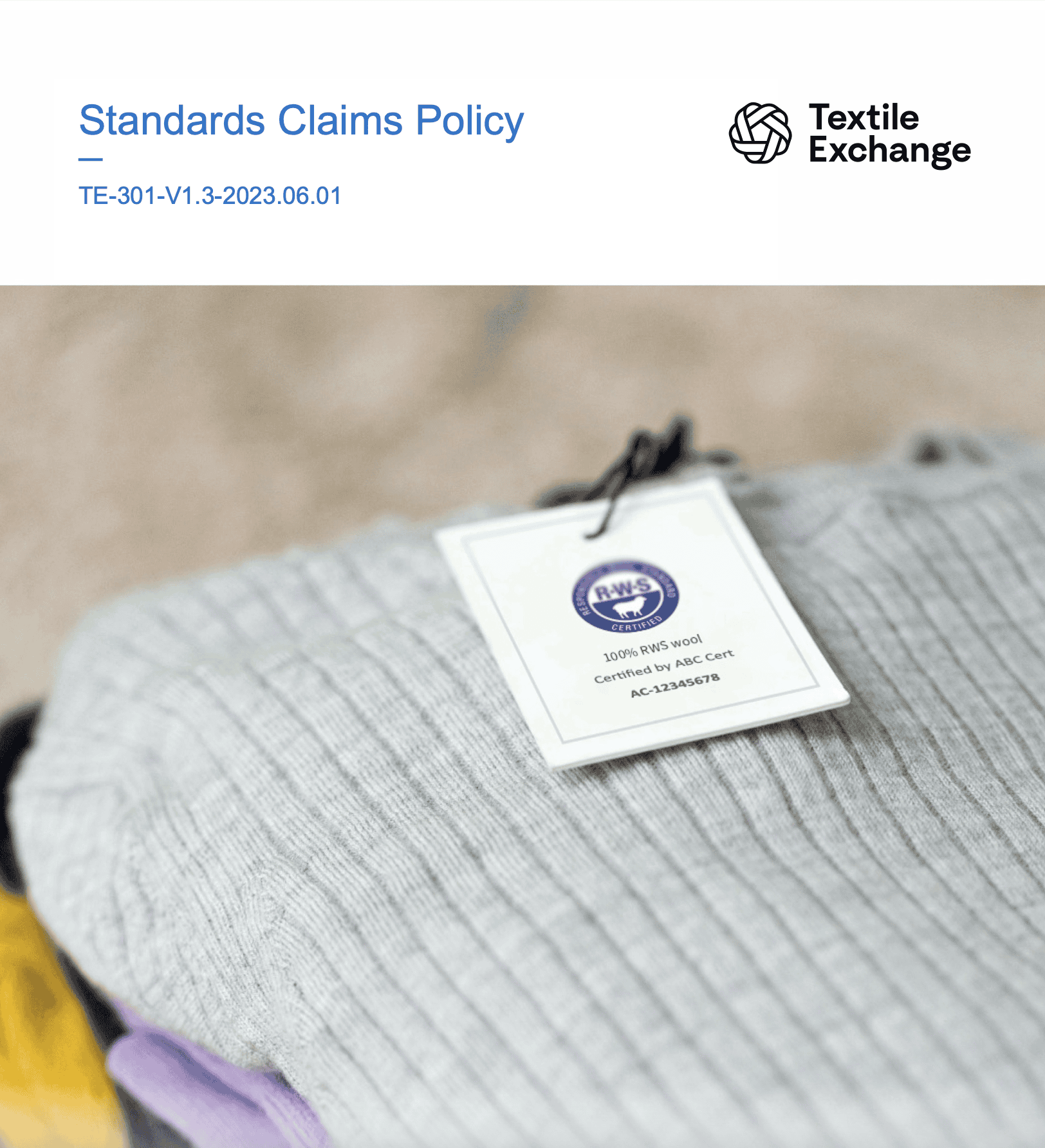 TE-301 Standards Claims Policy