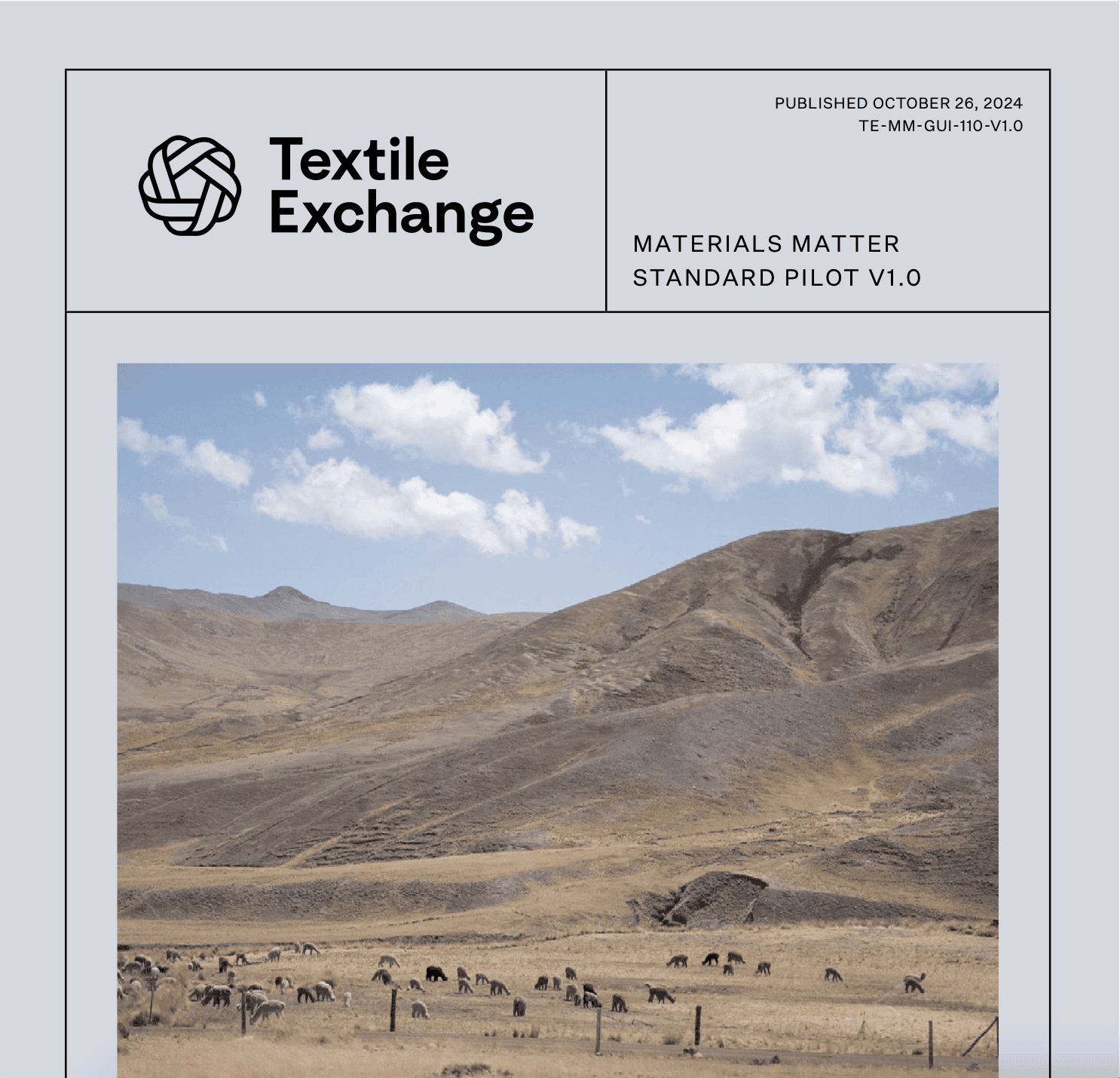 TE-MM-GUI-110-V1.0 Monitoring, Evaluation and Learning for the Materials Matter Standard